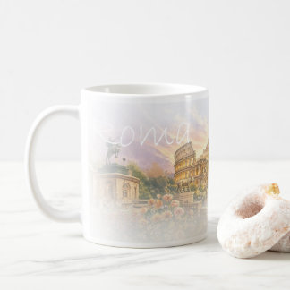 Café LZO01A mosaico de ROMA, Lazio, Itália, Caneca de C