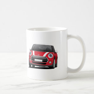 Café M choca o tanoeiro (F56) caneca de duas imagens,