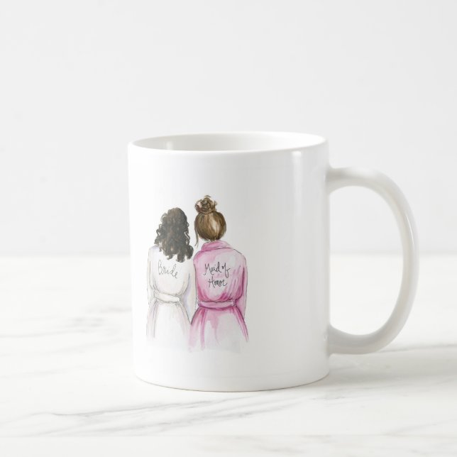 Café Madrinha de casamento? O Br da DK da caneca ondula (Direita)