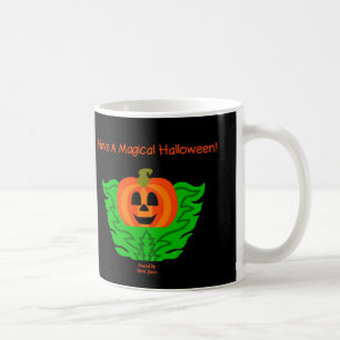 Café Mágica caneca de abóbora de halloween