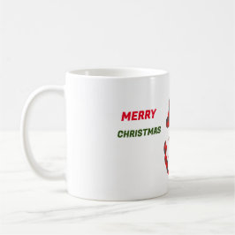 Café Mágica caneca de xadrez moderna de Natal