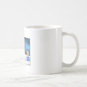 Café Magma com a caneca dos desenhos animados de Laude