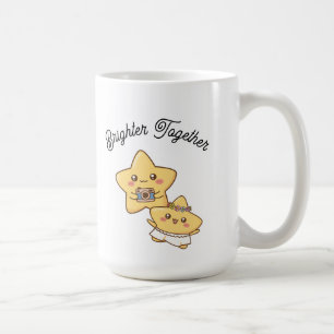 Café Mais Brilhante Juntos – Presente de Caneca para Ca