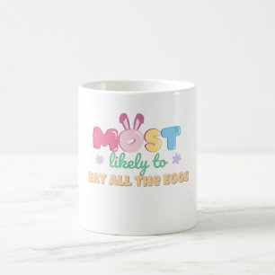 Café Mais propensa a comer toda a caneca de ovos - hila
