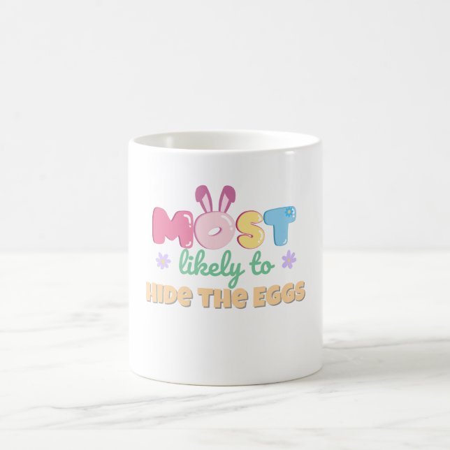 Café Mais propenso a esconder a caneca de ovos - Páscoa (Centro)