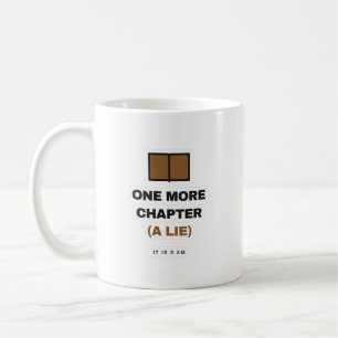 Café Mais um Capítulo Uma Mentira Caneca de Amante de L