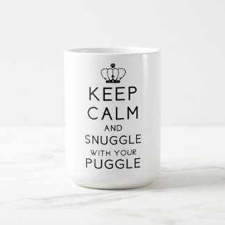 Café Mantenha a calma e Snuggle com sua caneca de