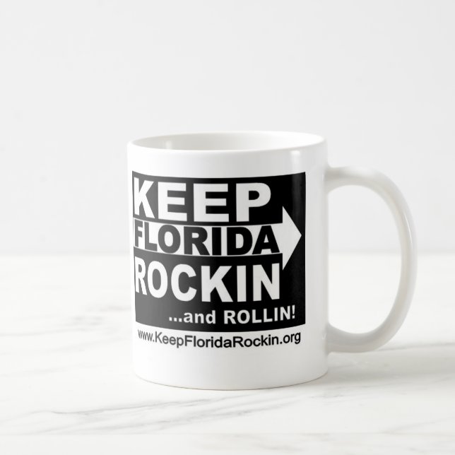 Café Mantenha a caneca de Florida Rockin (Direita)