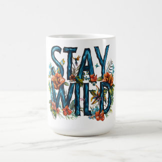Café Mantenha a Caneca de viagem Floral Selvagem