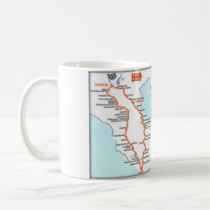 CAFÉ MAPA DE MILLE MIGLIA - CANECA
