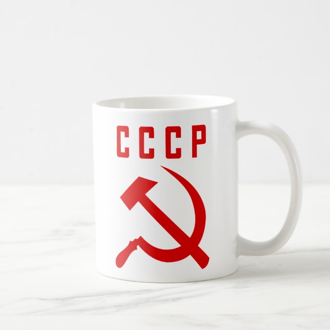 Café Martelo de CCCP & caneca da foice (Direita)