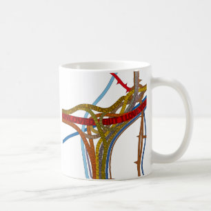 Café (Mas) caneca da junção dos espaguetes do amor de