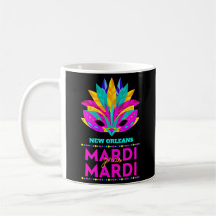Café Máscara de Mardi Gras de Nova Orleans Caneca