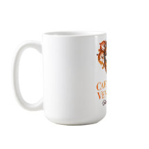 Máscara Veneziana Elegante Caneca de Cerâmica