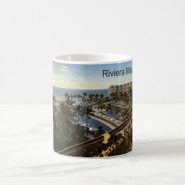 Café Maya Cancun México de Riviera - caneca (Centro)