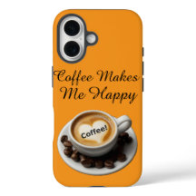 Café Me Faz Feliz Fofo
