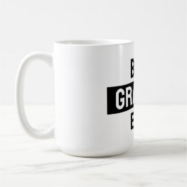 Café Melhor avô de todos caneca preto e branco
