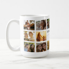 Café Melhor Avó de Todos os Tempos Caneca de Colagem de