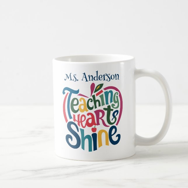 Café Melhor Caneca de Agradecimento para Professores (Direita)