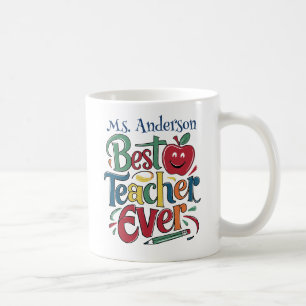 Café Melhor Caneca de Agradecimento para Professores