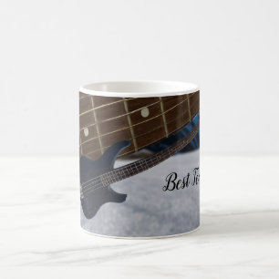 Café Melhor Caneca de Guitarra para Professor