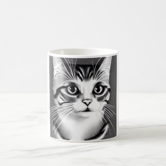 Café Melhor caneca de mãe de gato personalizada (Centro)