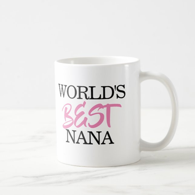 Café MELHOR caneca de Nana do mundo (Direita)