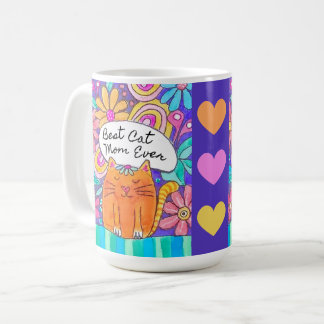 Café Melhor Caneca de Presente para Gata Mamãe