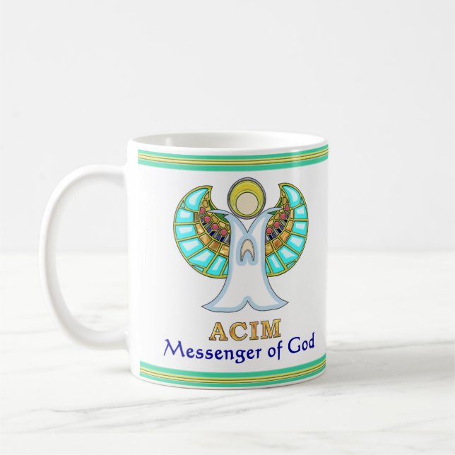 Café Mensageiros ACIM para a caneca de Deus #1 (Esquerda)