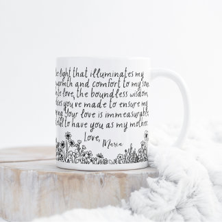 Café Mensagem Especial para a Mamãe, Caneca de Gratidão