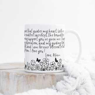 Café Mensagem Especial para a Mamãe, Caneca de Gratidão