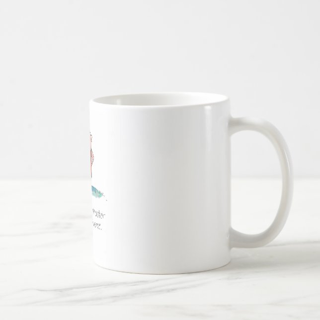 Café Mestre de sua caneca de Buddha Doodles™ do (Direita)