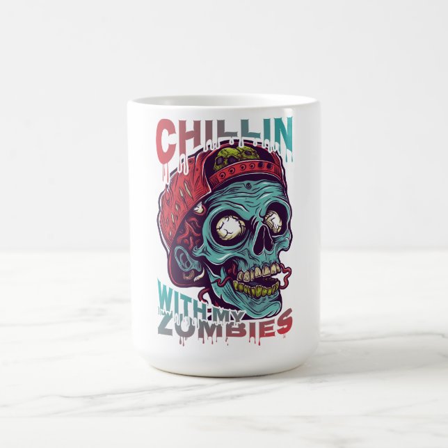 Café Meu Caneca de Zumbis | Diversão de Halloween de Te (Centro)