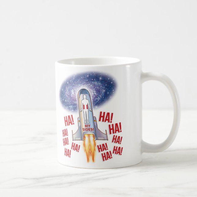 Café Meu fundo do branco da caneca de Meme dos lados (Direita)