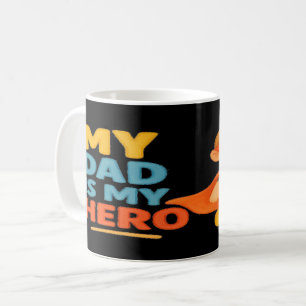 Café Meu Pai é Meu Herói - Uma Caneca de Super Herói Bo