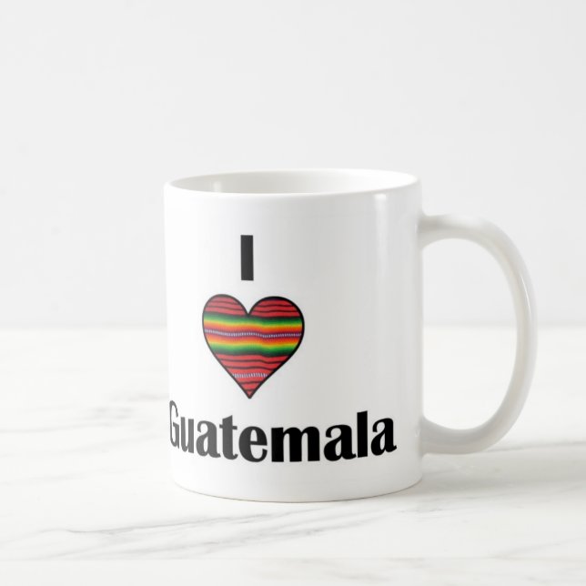 Café Mim caneca de Guatemala do coração (Direita)
