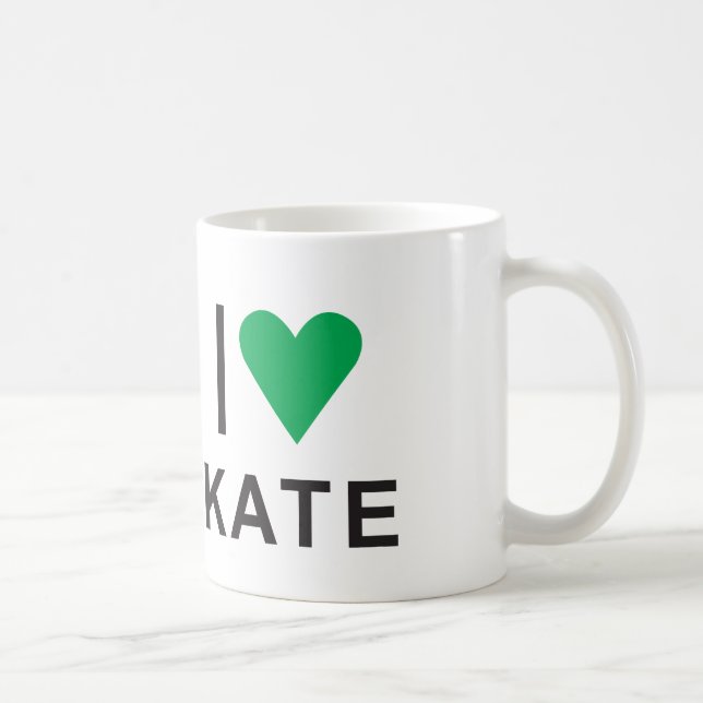 Café Mim caneca de Kate do coração (Direita)