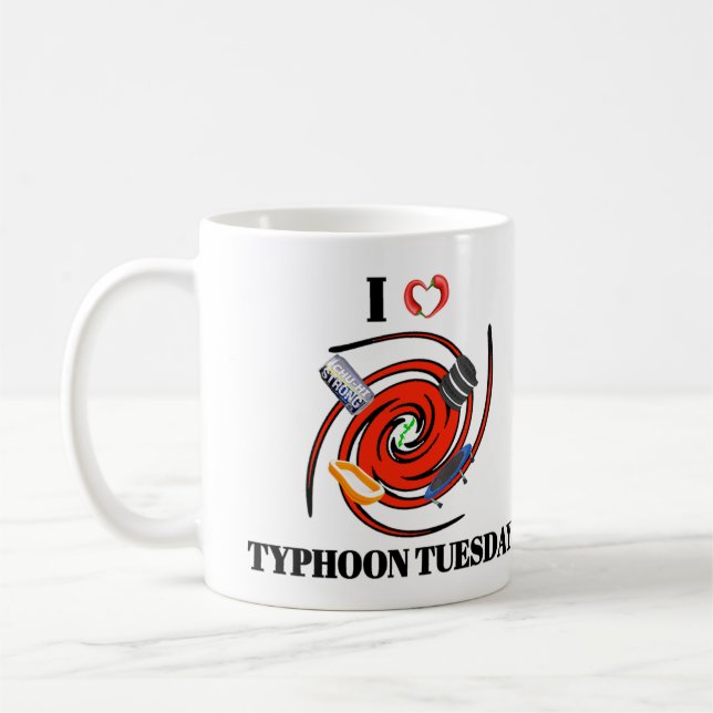 Café Mim caneca de terça-feira do tufão do ♡ (Esquerda)