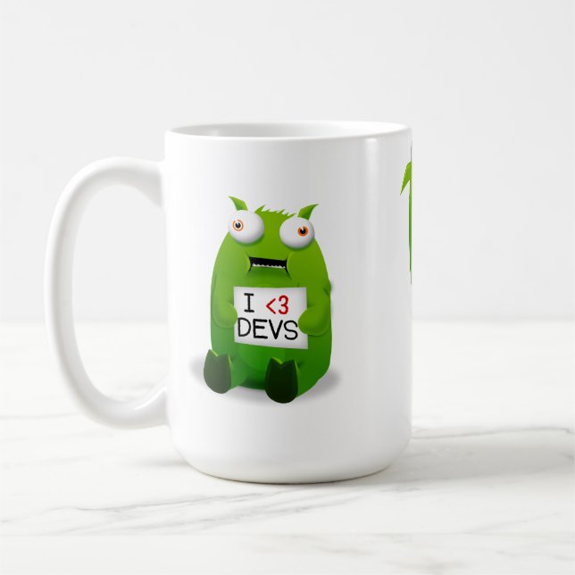 Café Mim caneca de Tumbeasts dos colaboradores do (Esquerda)