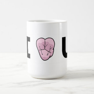 Café "Mim [Coração-Dar forma-Molar} caneca de U"