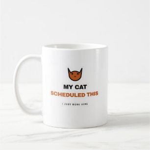 Café Minha Caneca de Gato Engraçado Agendada pelo Meu G