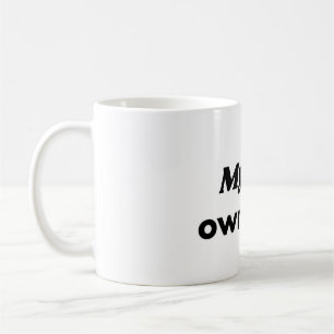 Café Minha Gata Possui Esta Caneca de Gato Engraçada