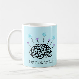 Café Minha mente, minha tímida caneca de síndrome de 2 