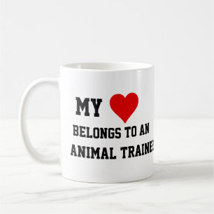 Café Minha Pertença A Uma Caneca De Treinador De Animai