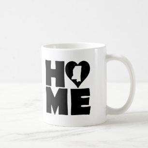 Café Mississípi Home Heart State Mug ou Caneca de viage