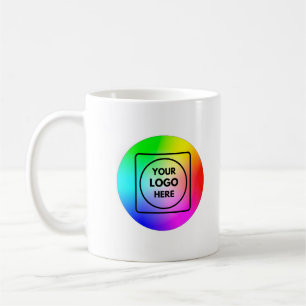 Café Modelo de caneca de logo de negócios personalizado