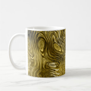 Café Molten "Dourado", caneca de impressão