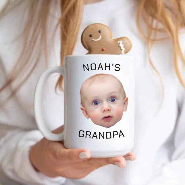 Café Mug de Foto do Bebê Personalizado | Caneca de rost (Criador carregado)