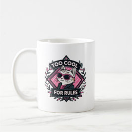 Café Muito Legal Para Regras – Caneca de Gato de Street