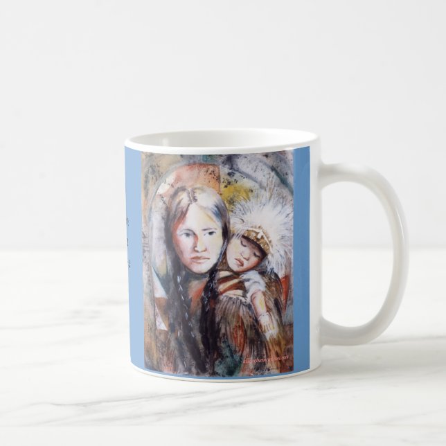 Café Mulher de PMACarlson com uma caneca do chá de (Direita)
